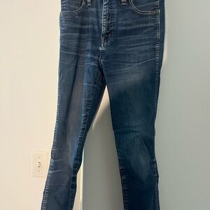 Madewell high rise skinny jeans